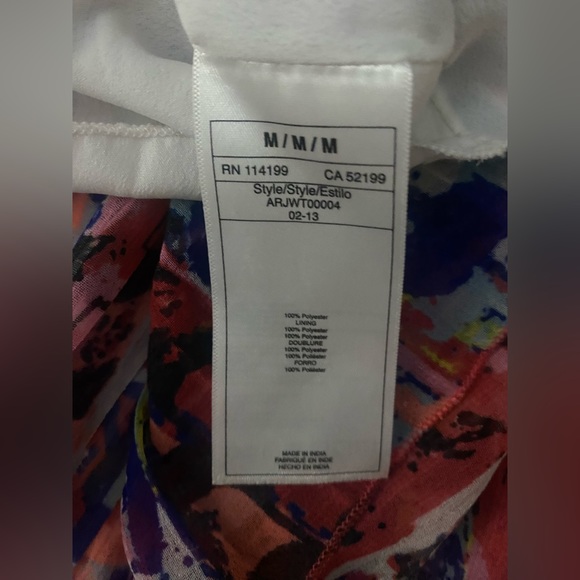 ROXY cami pleated multicolored M - Picture 4 of 5